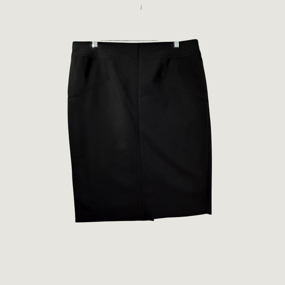 7th Avenue Design Studio New‎ York & Company Black Pencil Skirt Size 16 Lined